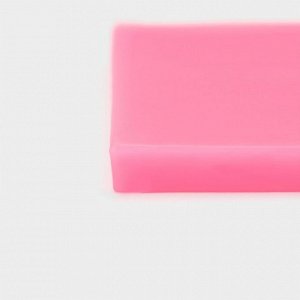Молд для заливки «Новогодние элементы», силикон, 7,5x7,5 см, розовый