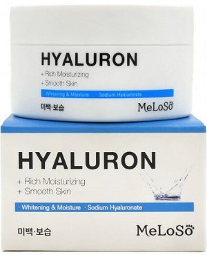 Meloso Крем для лица увлажняющий с гиалуроновой кислотой Cream Hyaluron Moisturizing, 100 мл