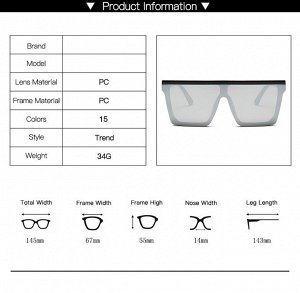 Дизайнерские солнцезащитные очки L.V.