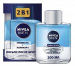 Nivea Men Лосьон после бритья 2 в 1 свежесть и комфорт, 100мл