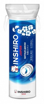 Ватные диски двухсторонние 100% хлопок INSHIRO 100шт VD556