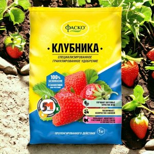 Удобрение для клубники, 1 кг, минеральное, ФАСКО 5М