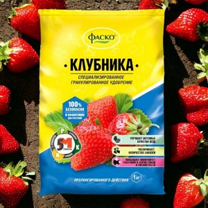 Удобрение для клубники, 1 кг, минеральное, ФАСКО 5М