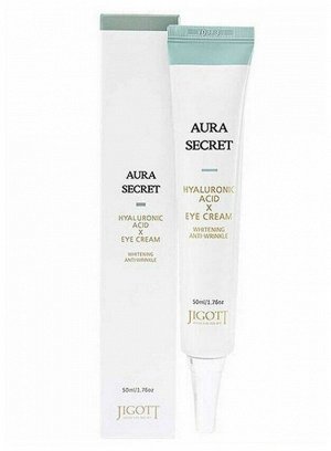 Jigott Крем для век Aura Secret Hyaluronic Acid Eye Cream Гиалуроновая кислота 50мл увлажняющий