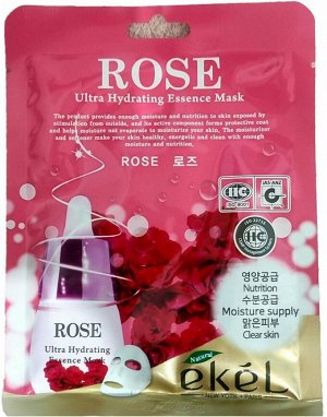 Ekel Essence mask Rose маска тканевая с экстрактом розы