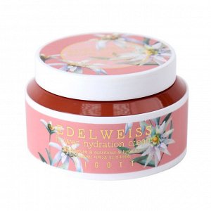 Jigott крем для лица Увлажняющи EDELWEISS FLOWER HYDRATION CREAM с экстрактом эдельвейса 100мл