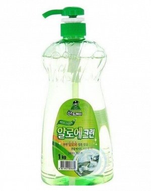 Средство для мытья посуды Sandokkaebi Aloe Clean, флакон-дозатор, 1 кг