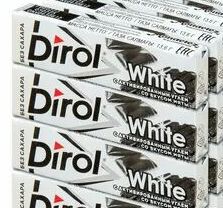 DIROL WHITE б/с мята и уголь 13,6г*3шт