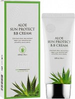 JIGOTT SUN PROTECT B.B CREAM ALOE 50ml Солнцезащитный ББ крем для лица с Алоэ SPF41 PA++ 50мл