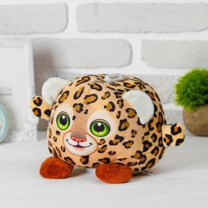 Мягкая игрушка-копилка "Леопард" со звуком, с подсветкой