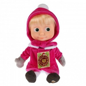 Мягкая музыкальная кукла «Маша» в зимней одежде, 29 см