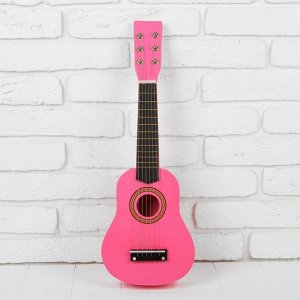 Игрушка музыкальная "Гитара", цвет  розовый