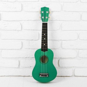 Игрушка музыкальная "Гитара", цвет зелёный, с нейлоновыми струнами
