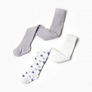 Колготки детские Крошка Я Blueberry 2 пары, -74 см