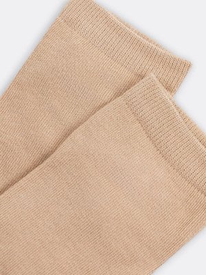 Носки женские коричневые с плюшевым следом (1 упаковка по 5 пар)