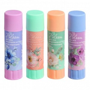 Клей-карандаш 19 г ErichKrause EasyStick Pastel Bloom PVP, экономичный расход, микс