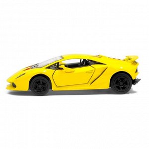 Машина металлическая Lamborghini Sesto Elemento, масштаб 1:38, открываются двери, инерция, МИКС