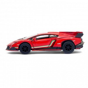 Машина металлическая Lamborghini Veneno, масштаб 1:36, открываются двери, инерция, МИКС