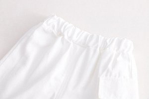 Детский костюм: майка, принт "мишки", цвет серый + шорты, цвет белый
