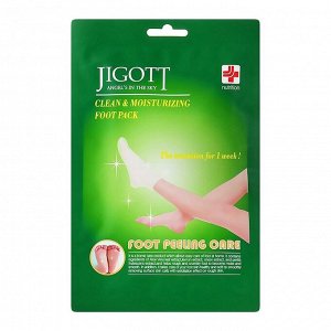 JIGOTT FOOT PACK отшелушивающие носочки 1 пара