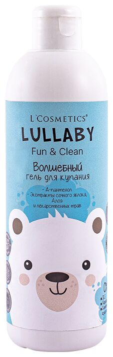 L`Cosmetics Гель для купания волшебный “LULLABY” для детей старше 3-х лет 350 мл,