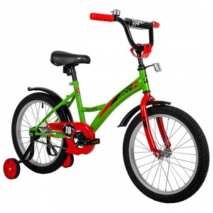 Велосипед 18&quot; Novatrack STRIKE, цвет зелёный