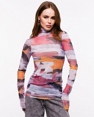 MARABU / Водолазка-гольф из сетки 56.8.8