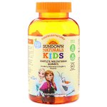 Sundown Naturals Kids, Мультивитаминные жевательные таблетки, &quot;Холодное сердце&quot;, клубника, арбуз и малина, 180 таблеток