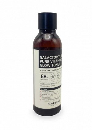 Some by mi Galactomyces Pure Vitamin C Glow Toner Осветляющий пигментацию тонер с Галактомисисом и витамином С, 200 мл.