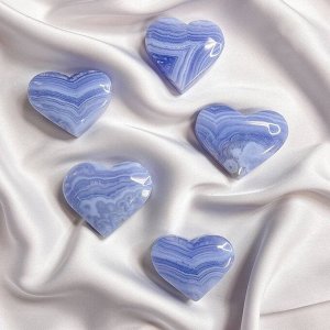 Сердце из Голубого Агата