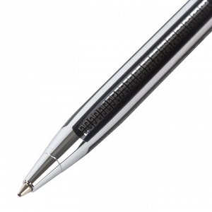 Ручка подарочная шариковая GALANT Olympic Chrome, корпус хром/черный, хром.детали, 0,7мм,син,140614
