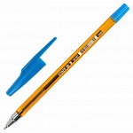 Ручка шариковая STAFF AA-927 ORANGE, СИНЯЯ, корпус оранжевый, узел 0,7мм, 144075