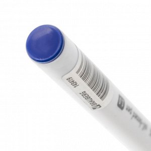 Ручка шариковая масляная BRAUBERG Stick Medium, СИНЯЯ, узел 1мм, линия 0,5мм, 143419