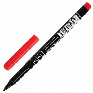 Маркер перманентный CENTROPEN 2536, КРАСНЫЙ, тонкий наконечник, 1 мм, трехгр.зона захвата, ш/к 16062