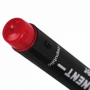 Маркер перманентный CENTROPEN 2536, КРАСНЫЙ, тонкий наконечник, 1 мм, трехгр.зона захвата, ш/к 16062