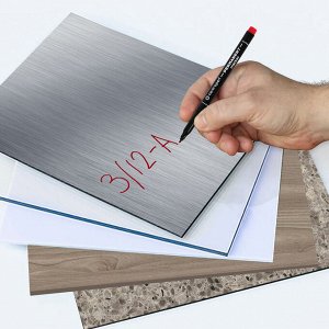 Маркер перманентный CENTROPEN 2536, КРАСНЫЙ, тонкий наконечник, 1 мм, трехгр.зона захвата, ш/к 16062