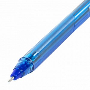 Ручка гелевая BRAUBERG "Extra Glide Gel", СИНЯЯ, трехгранная, узел 0,7 мм, линия 0,5 мм, 144076