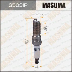 Свеча зажигания Masuma Iridium+Platinum с иридиевым электродом, арт. S503IP