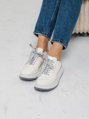 Кроссовки Laura Bellariva 9411B-1 bianco/platino