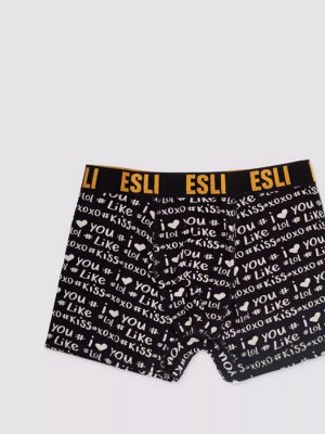 ESLI MS001 трусы мужские+носки мужские черные