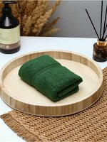 Полотенце 30*60 зеленый косичка