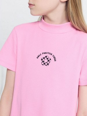 Mark Formelle Платье для девочек розовое с печатью