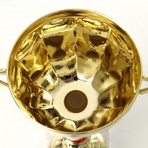 Кубок 153 А, наградная фигура, золото, подставка камень, 27.5 см