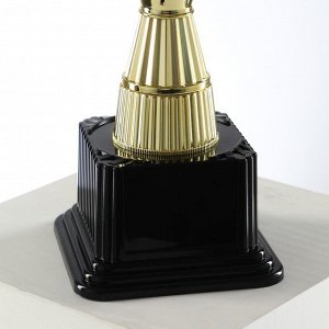 Кубок 155C, наградная фигура, золото, подставка пластик, 32 x 15 x 9,5 см.