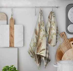Полотенце 50*60 см вафельное (Колосок)