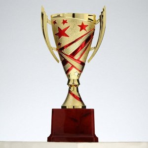 Кубок 183A, наградная фигура, золото, подставка пластик, 23 x 12 x 8.5 см
