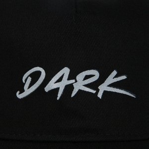 Кепка мужская DARK со светоотражающими элементами, цвет чёрный, р-р 56