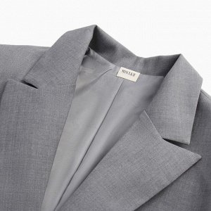 Пиджак женский MINAKU: Classic цвет серый
