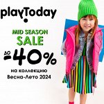 PLAY TODAY 💚 майский sale -40%