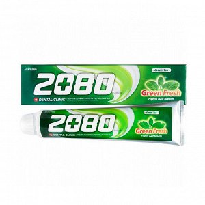 Зубная паста 2080 ЗЕЛЕНЫЙ ЧАЙ 120г,